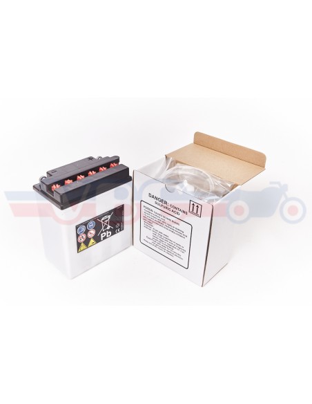 Batterie TECNIUM 12N12A-4A-1 CB350 450 500 550 Four avec pack acide
