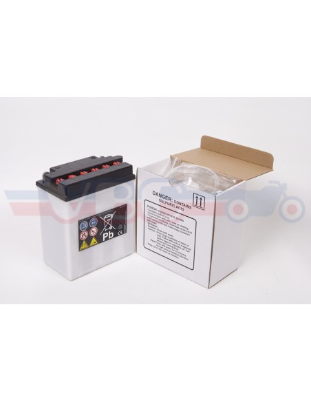 Batterie TECNIUM 12N12A-4A-1 CB350 450 500 550 Four avec pack acide