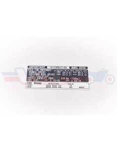 Autocollant de garde boue arrière CB 750 Four