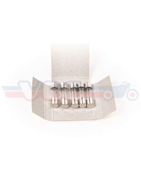 Fusibles verre 15A boite de 5 ( 25mm)