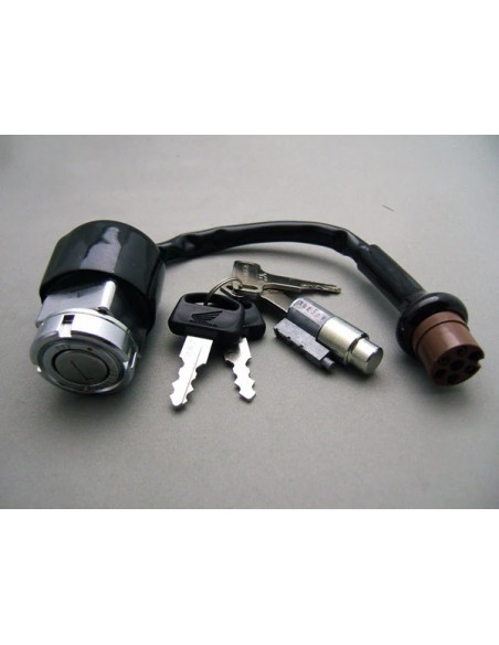 Jeu de serrures CB750 K0-K2 neiman-contacteur HONDA fiche ronde 35010-315-017