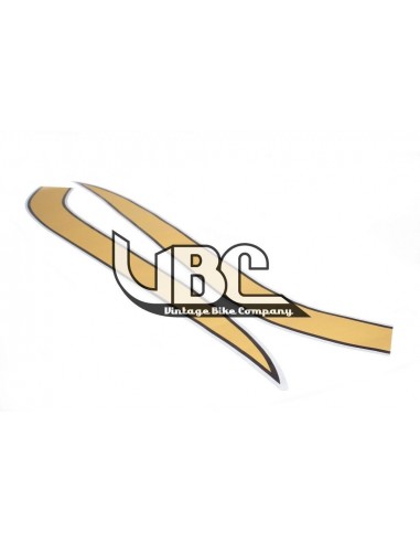 Bande / Flamme de reservoir CB 750 K2 gold 06170-341-010 pour candy RED