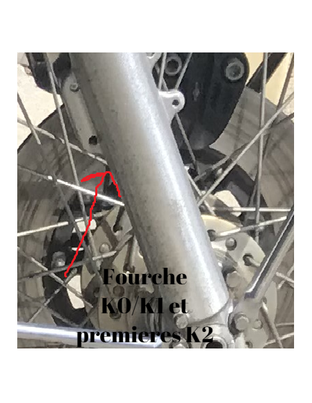 Garde Boue avant CB 750 500 four adaptable 61100-341-700XWP