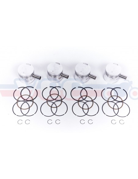 Kit 4 pistons en STD  500 four