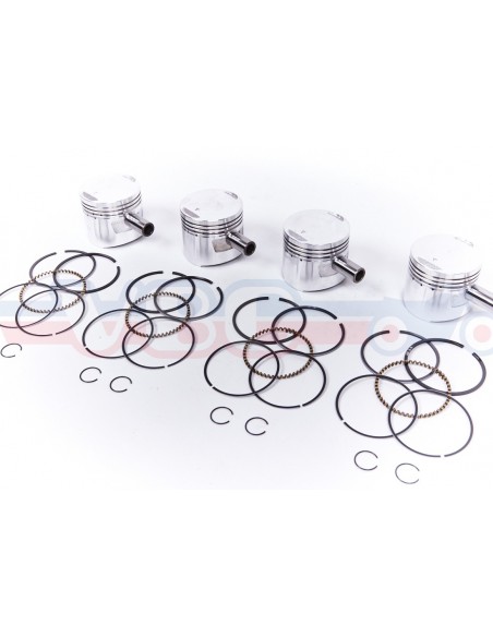 Kit 4 pistons en STD  500 four