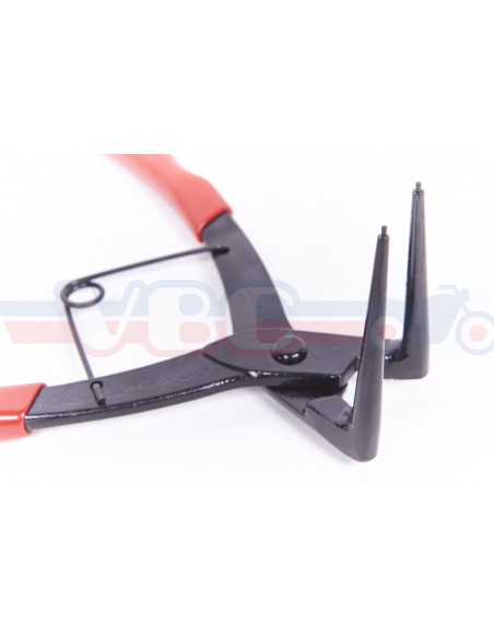 Pince à Circlip à becs coudés 90° extra long pour circlip du maitre cylindre