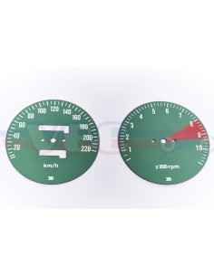 Fonds de Compteur / Compte-Tours CB 750 K3-K6 en KM/H Grande fenetre en haut