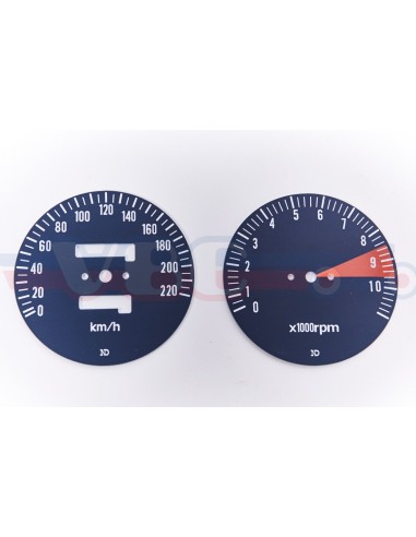 Fonds de Compteur / Compte-Tours CB 750 K7 en KM/H