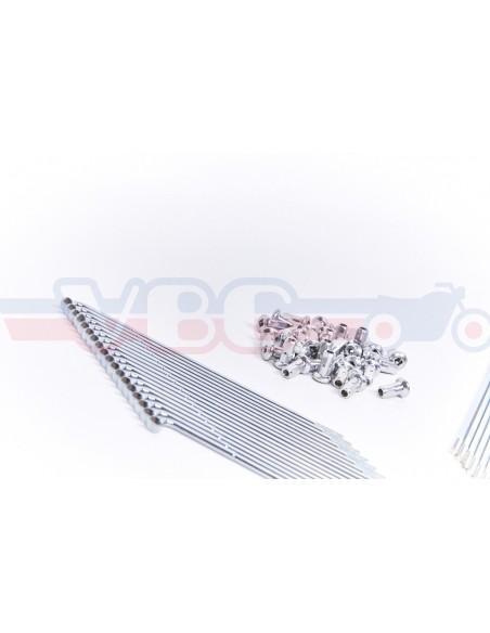 Jeu de rayons de roue avant pour CB 350/2 à tambour