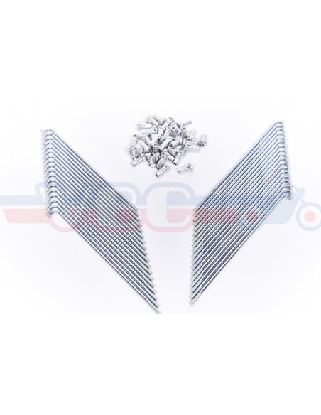 Jeu de rayons de roue avant pour CB 350/2 à tambour