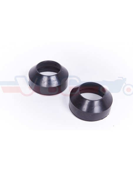 Jeu de 2 caches poussiere de fourche adaptables CB500T CB 550 750 K7 F1 F2