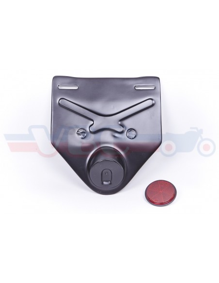Support de plaque avec son catadioptre pour HONDA CB 500 750 Four
