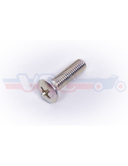 Vis tete fraisée cruciforme zinguée 5x20