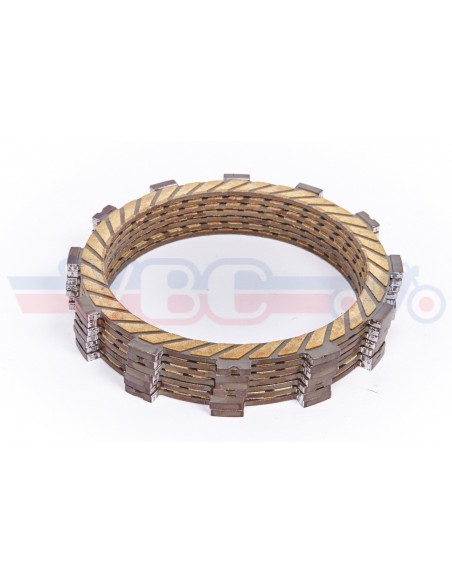 KIT DISQUES GARNIS D EMBRAYAGE POUR CB450 1967-72