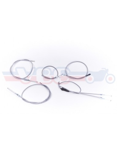 Jeu de 5 cables gris pour HONDA CB 250 et 350
