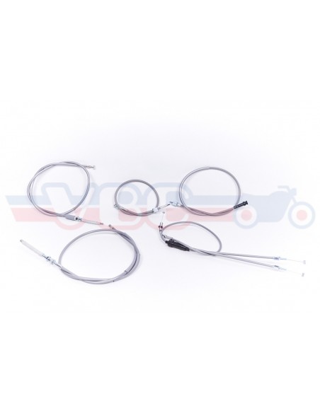 Jeu de 5 cables gris pour HONDA CB 250 et 350
