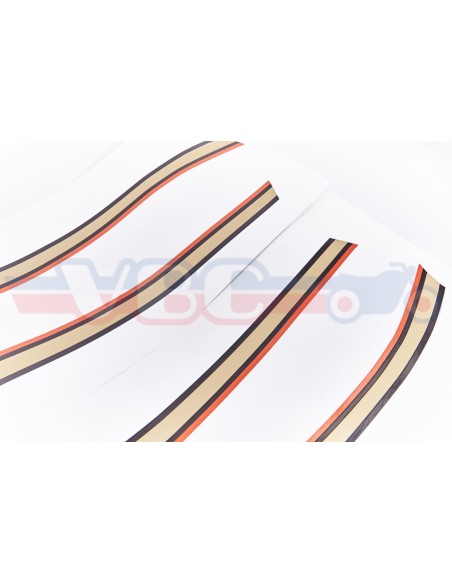 Bandes de reservoir autocollantes CB750 K7 Noir