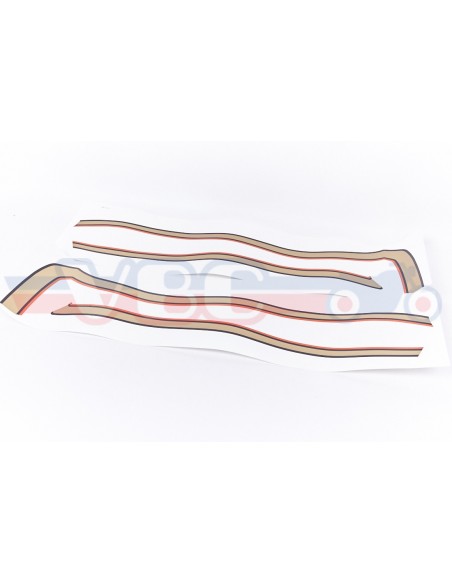 Bandes de reservoir autocollantes CB750 K7 Noir
