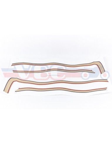 Bandes de reservoir autocollantes CB750 K7 Noir