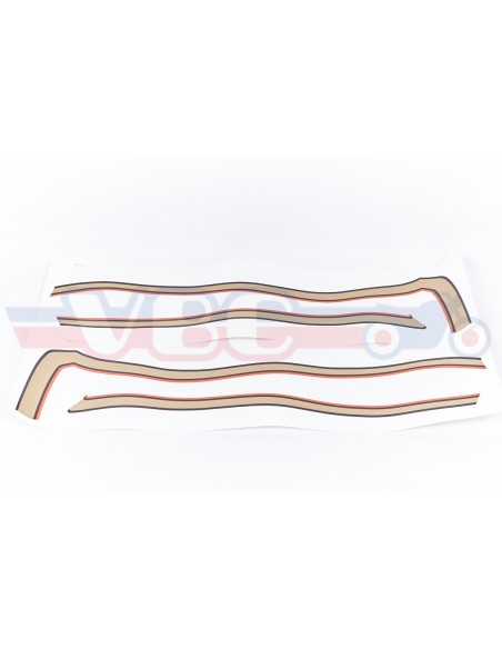 Bandes de reservoir autocollantes CB750 K7 Noir