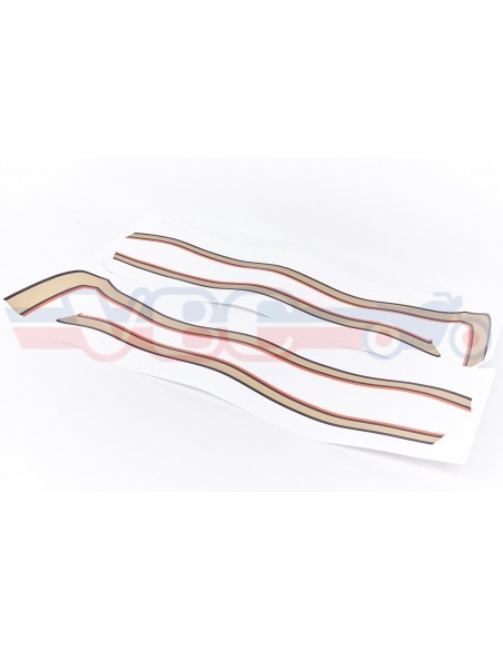Bandes de reservoir autocollantes CB750 K7 Noir