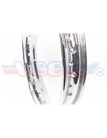Jante avant 19x1,85 36 Trous chromée HONDA CB500 550 750 Four