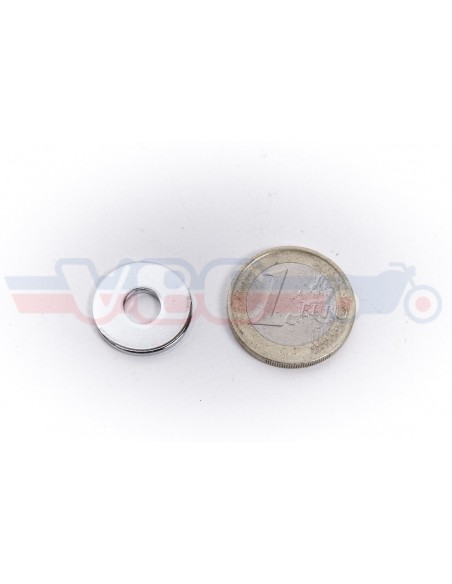 Rondelle chromée 6.5x18 pour dessous de compteur 90545-323-700