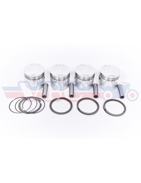 Kit 4 pistons en cote STD pour CB750F1 Four HONDA
