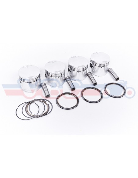 Kit 4 pistons en cote STD pour CB750F1 Four HONDA