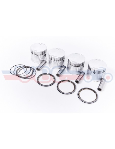 Kit 4 pistons en cote STD pour CB750F1 Four HONDA