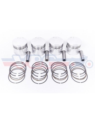 Kit 4 pistons en cote STD pour CB750F1 Four HONDA