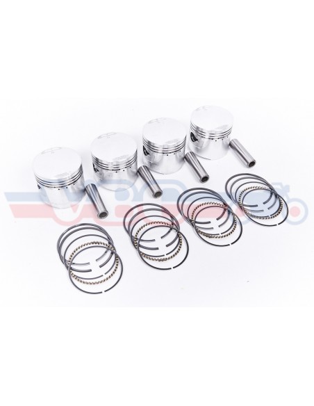 Kit 4 pistons en cote STD pour CB750F1 Four HONDA