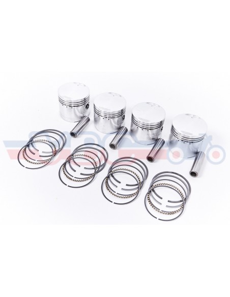 Kit 4 pistons en cote STD pour CB750F1 Four HONDA