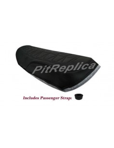Housse De Selle Pour BMW F650 Funduro 1993-2000 - Cuir écologique Imperméable, Couleur Gris Foncé - Sur Mesure, Fait Main - 6