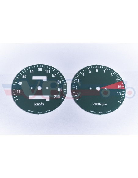 Fonds de compteur et compte/tours Honda CB550 K2 km/h
