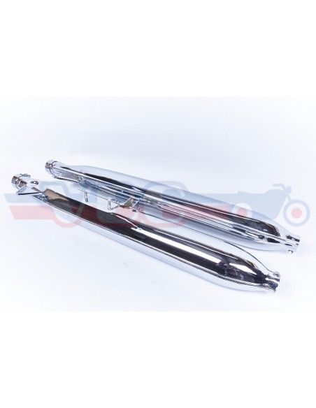 1 paire de Silencieux  CB 450 K0 Black Bomber