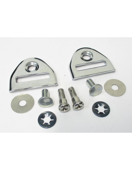 Jeu de boucles de selle avec visserie