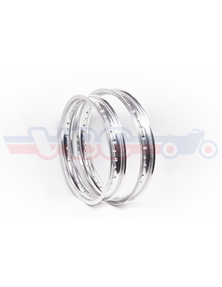 Jeu de jantes ALU pour HONDA CB 750 Four 18 et 19 pouces 40 rayons
