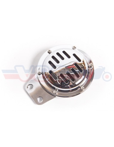 Klaxon Universel 100mm chromé 12 Volts