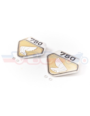 Jeu d'ailes de caches lateraux HONDA GOLD pour CB 750 K0