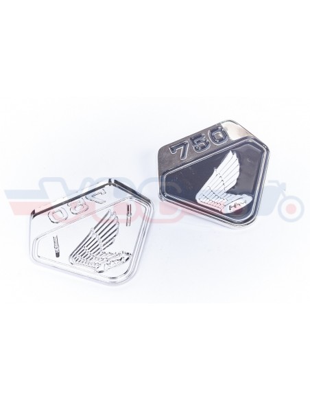 Jeu d'ailes de caches lateraux HONDA noires pour CB 750 K0