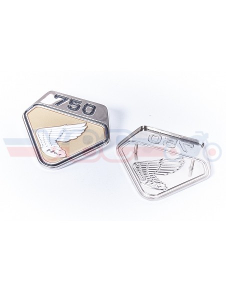 Jeu d'ailes de caches lateraux HONDA GOLD pour CB 750 K0