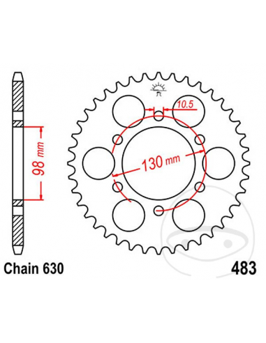 Couronne 35Z PAS 630 KAWASAKI Z1 Z900