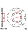 Couronne 35Z PAS 630 KAWASAKI Z1 Z900